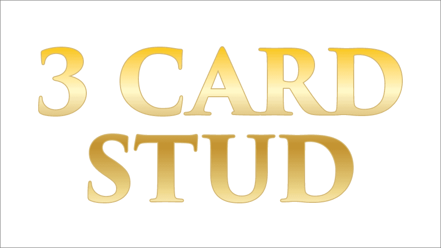 Logo for 3 Card Stud STAX - Multigames